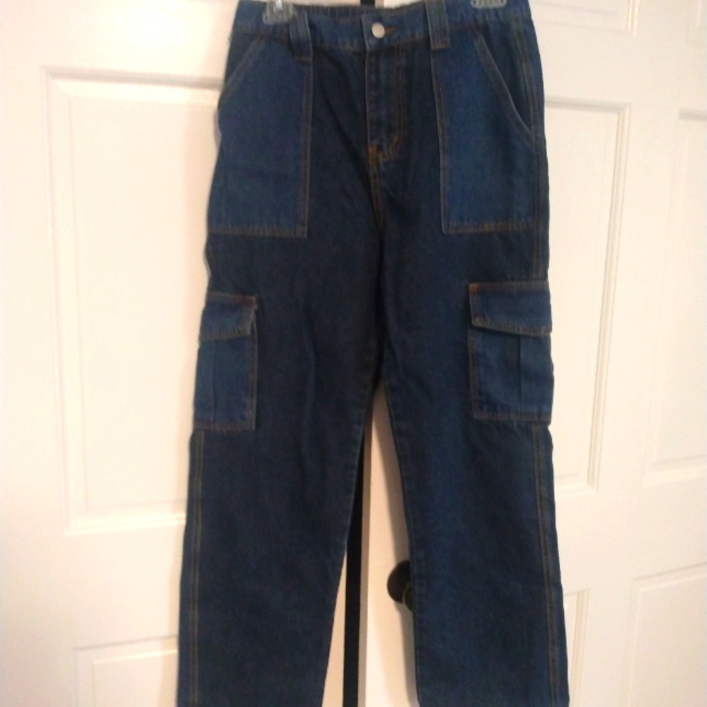 colorblock cargo pants